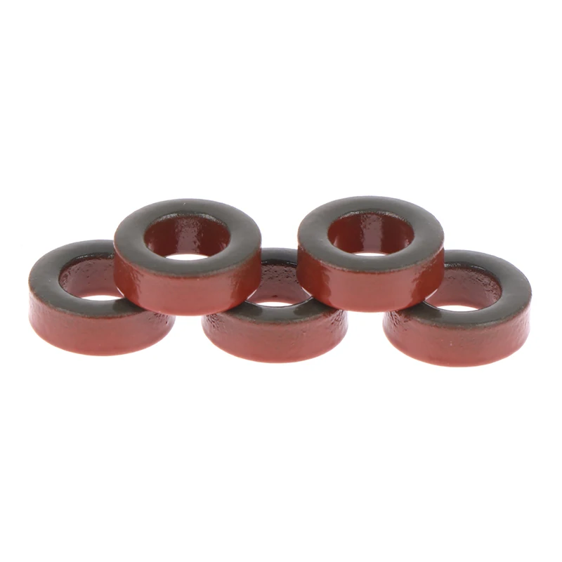 Premium Carbonyl Iron Powder Toroid Core Set - 5 Pieces, Micro Metal Magnetic Rings