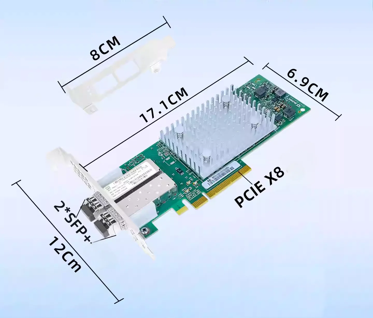 HPE P9D94A SN1100Q 16Gb 2P 듀얼 포트 FC HBA 853011-001 QLE2692-HP(SFP×2 포함)