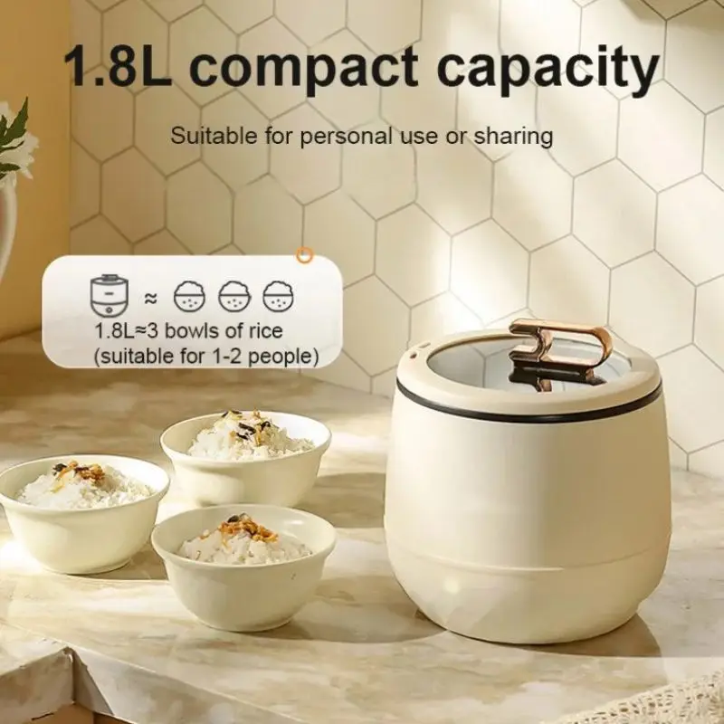 Mini Multi-function Smart Rice Cooker Small Non-Stick Cooker Household Electric Cooking