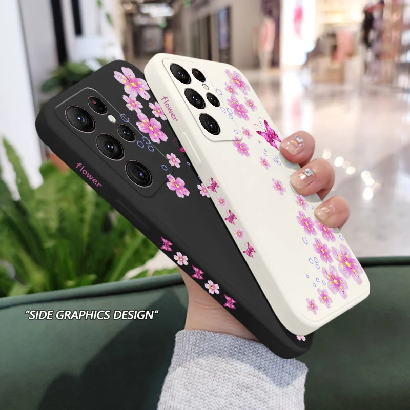 Butterfly In Bloom Silicone Phone Case Cover