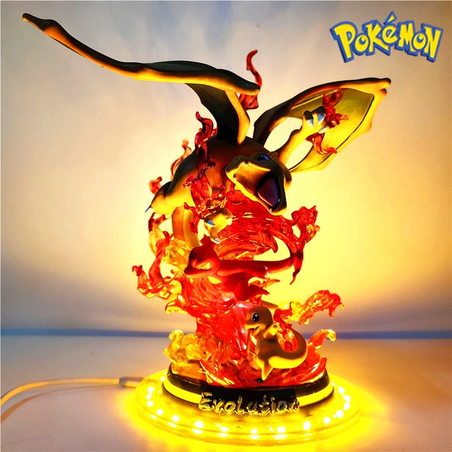 Pokemon Pikachu Charizard Anime Figures 3D Led Night Light Changing Model  Action Logo Lampara Collection Brinquedos Figm - AliExpress