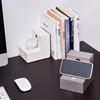 Japanese creative ins air-pumped paper box net red high appearance level L-shaped tissue box living room simple Kleenex box 3