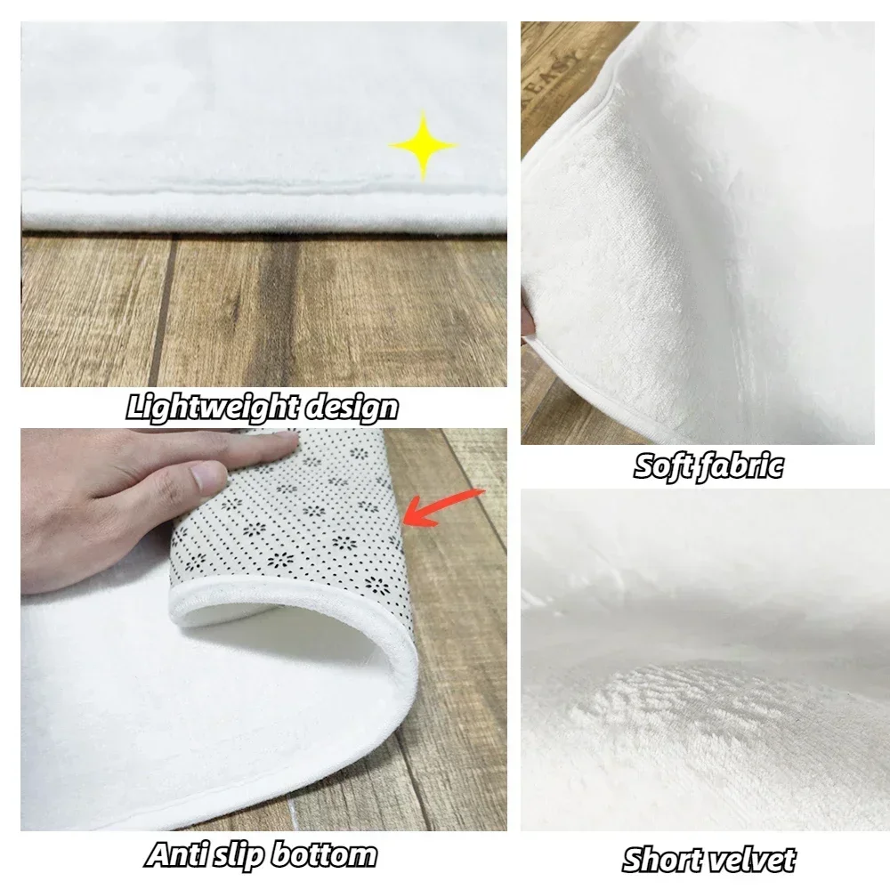 VIKAMA 단색 아치형 카펫 연구 책상 및 의자 바닥 매트 사무실, 연구 회전 의자 바닥 보호 패드 홈 인테리어