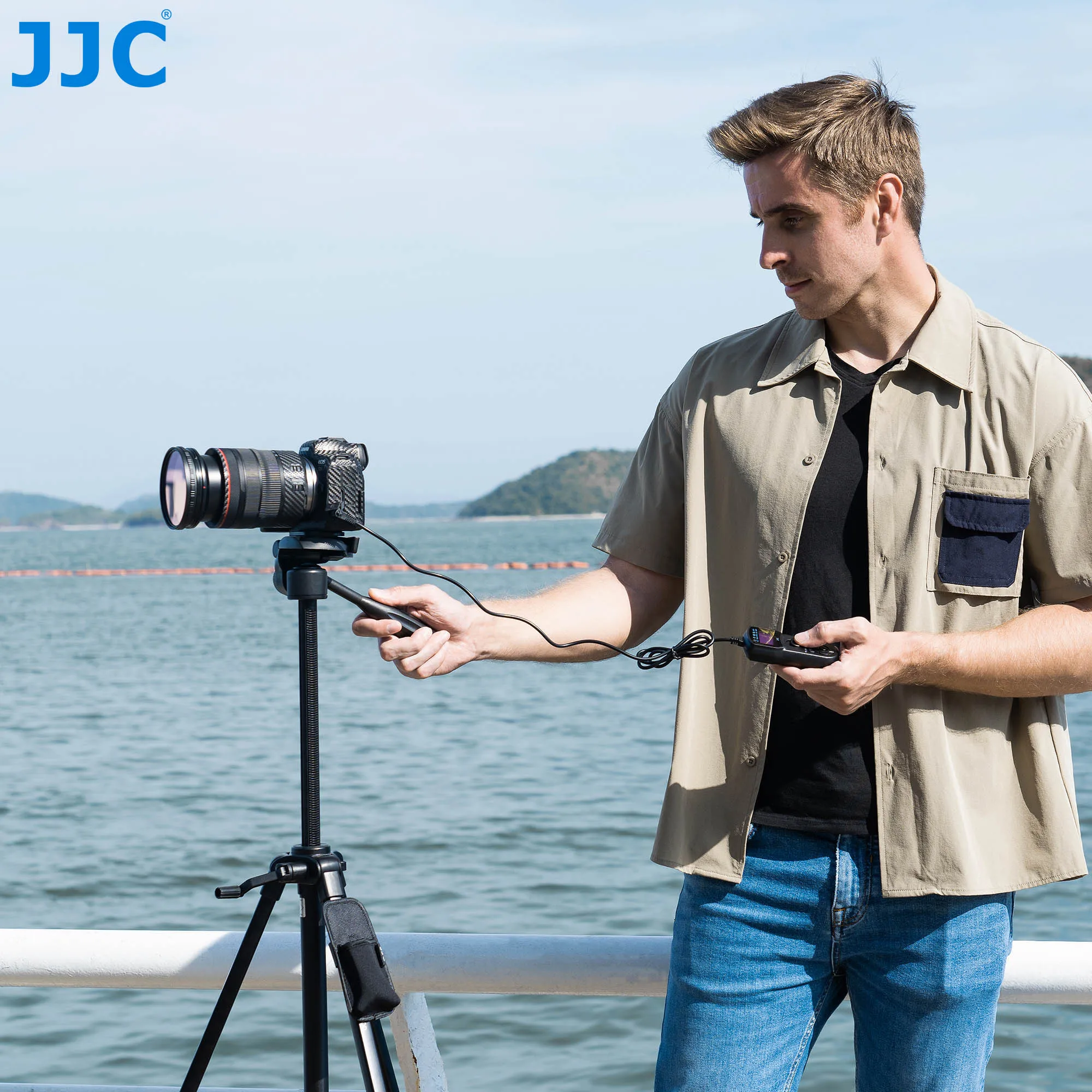 Camera Remote Shutter Release JJC RS-60E3 Timer Remote Control For Canon EOS R8 R RP R6 R6 Mark II 90D 80D 70D 77D 60D M5 M6 Mark II 650D 600D, camera remote shutter button,camera remote shutter release