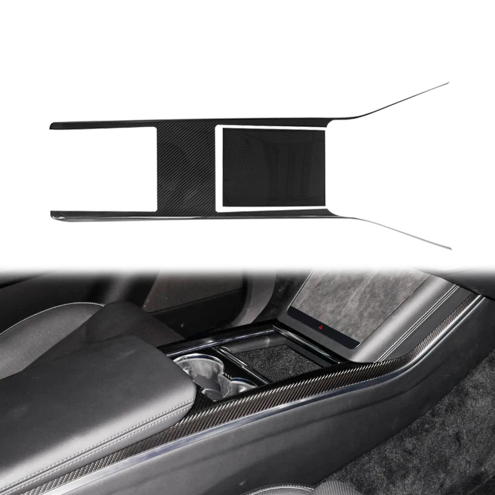 

2 шт., внутренняя центральная консоль из углеродного волокна для Tesla Model X 2023