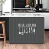 No Punching Cabinet Curtains Velcro Curtain Decorative Wardrobe Bookcase Curtain Cupboard Covering Cloth for Kitchen 1