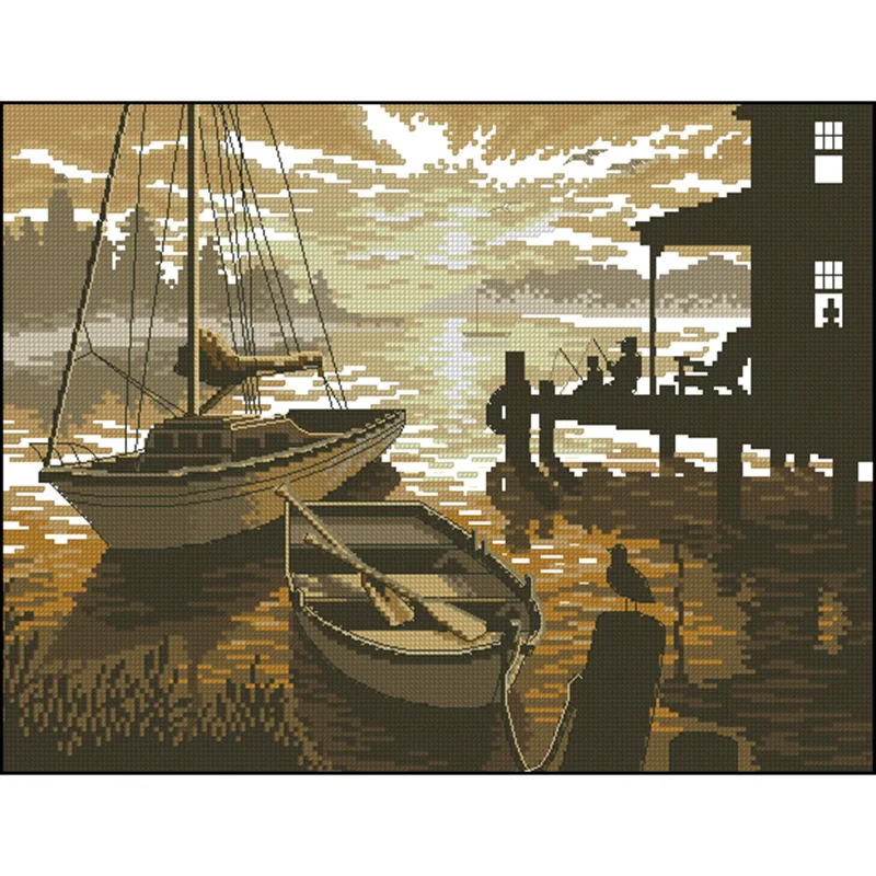 

FJ169 For Needlework Kit NOT PRINTED Cross stich Painting Set Cross Stitch Kits Cross-stitch Embroidery Set Stitch Kits Cross