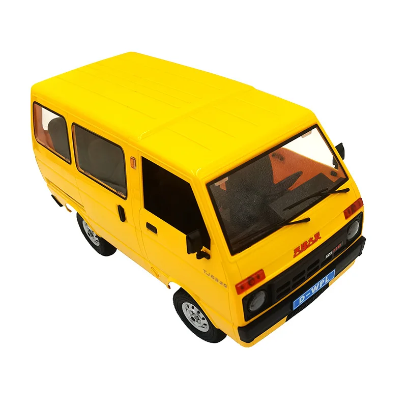 1:10 Full Scale 2.4g 2wd Rc Car Simulation Drift Truck Van Led Light Remote Control On-Road Car For Children Toy Birthday Gift 5
