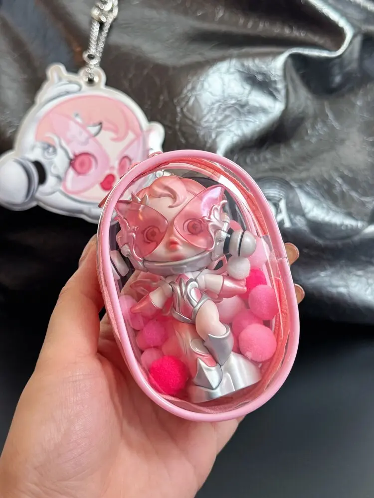 Double Zippers Organizer Box Doll Storage Pouch
