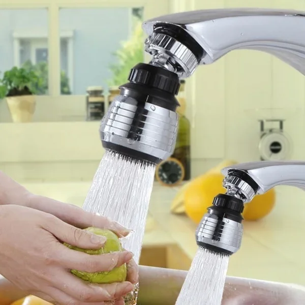 360 Rotate Swivel Faucet Nozzle Filter Adapter Water Saving Tap Aerator Diffuser images - 6