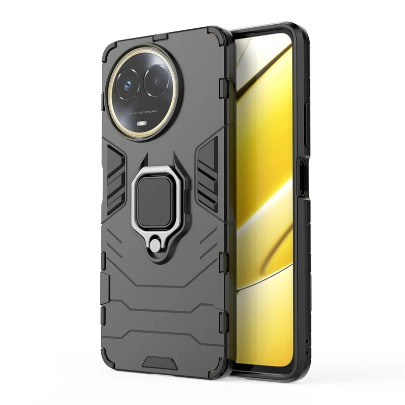Durable Magnetic Armor Case with Stand - Shockproof Bumper Protection