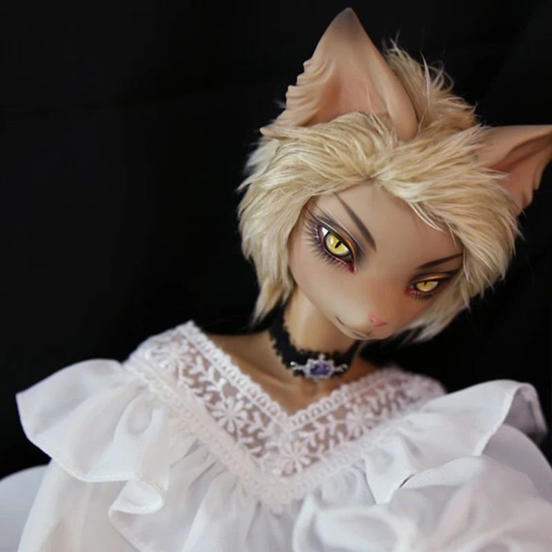 bjd doll sd doll 4 points male Dear Mine oskar cat head