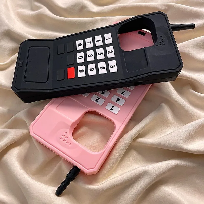 3D Retro Style Telephone Model Phone Case