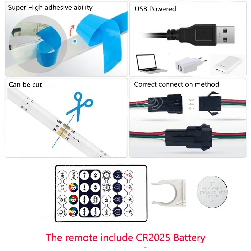Рисунок 6 - Светодиодная лента с Bluetooth WS2812B RGBIC