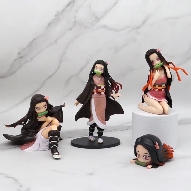 Kimetsu no Yaiba игрушка-убийца демонов 4 позиции фигурка незуко аниме кавайная девушка