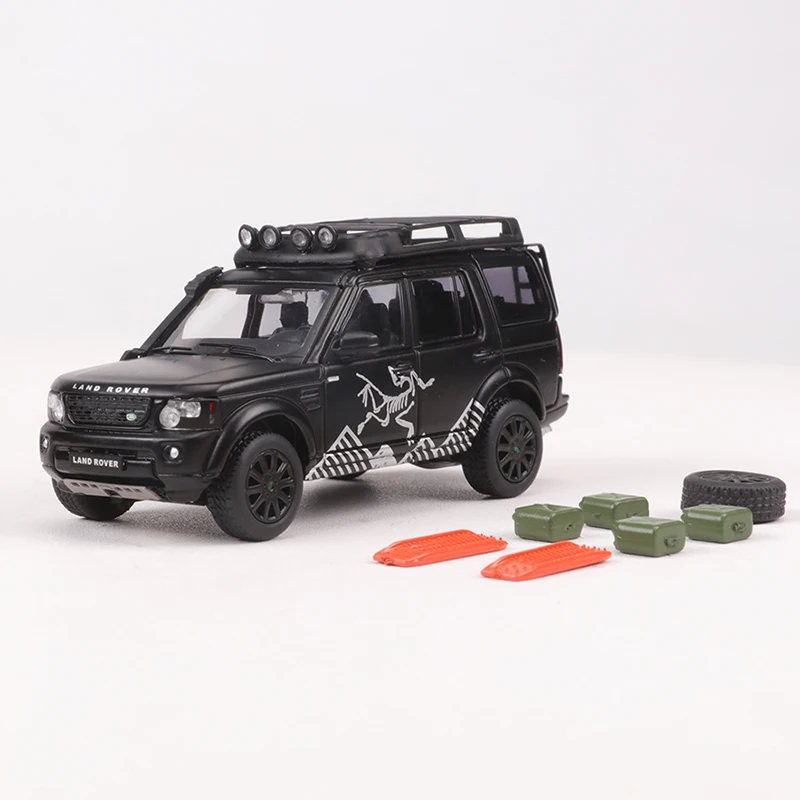 GCD 1:64 DISCOVERY 4 Black/White/Gray/Silver Alloy Model Car 4