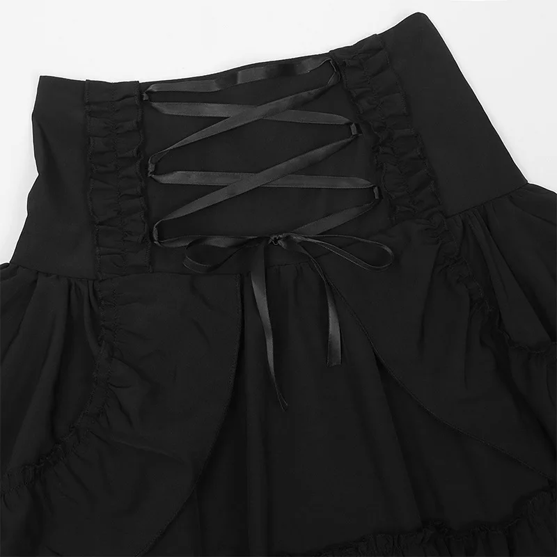 Gothic Black Skirt Image 1