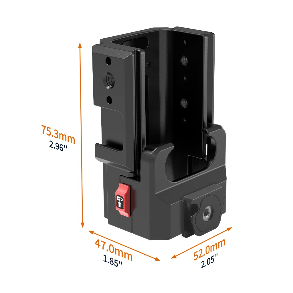 Pocket 4P Erweiterungsadapter Schutzrahmen Halterung Kaltplatten-Schnellwechselhalterung Pocket 4 3 Kamerakäfig – Detail 16