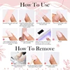 2024 Christmas Semi Cured Nail Sticker UV Led Lamp Semi Cured Gel Snow Flake Nail Decals Waterproof Nail Stickers Nail Manicure 5