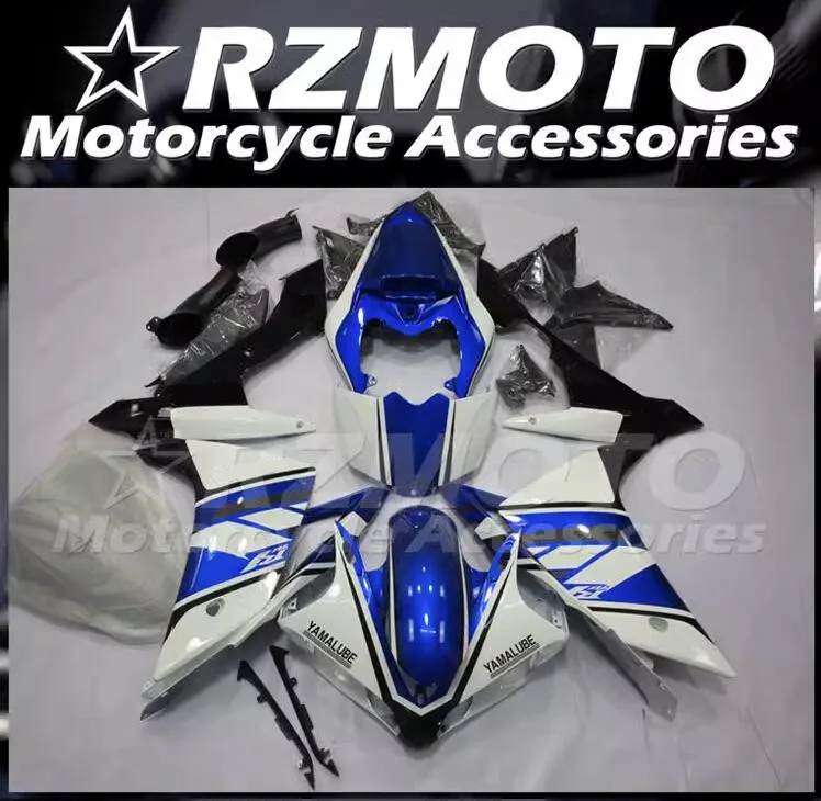 

4Gifts New ABS Motorcycle Bike Fairings Kit Fit For YAMAHA R1 2007 2008 07 08 R1 Bodywork Set Blue White