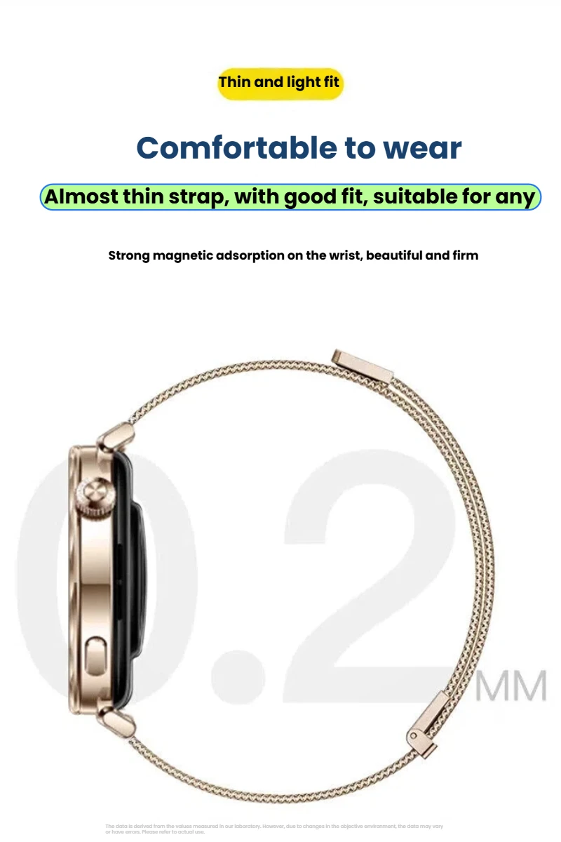 Milanese Loop Magnetic Strap - Fashion Wristband, 18mm