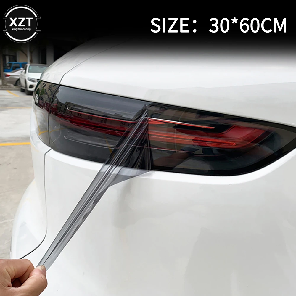 30*60cm Universal Car Headlight Protective Film Color Replacement