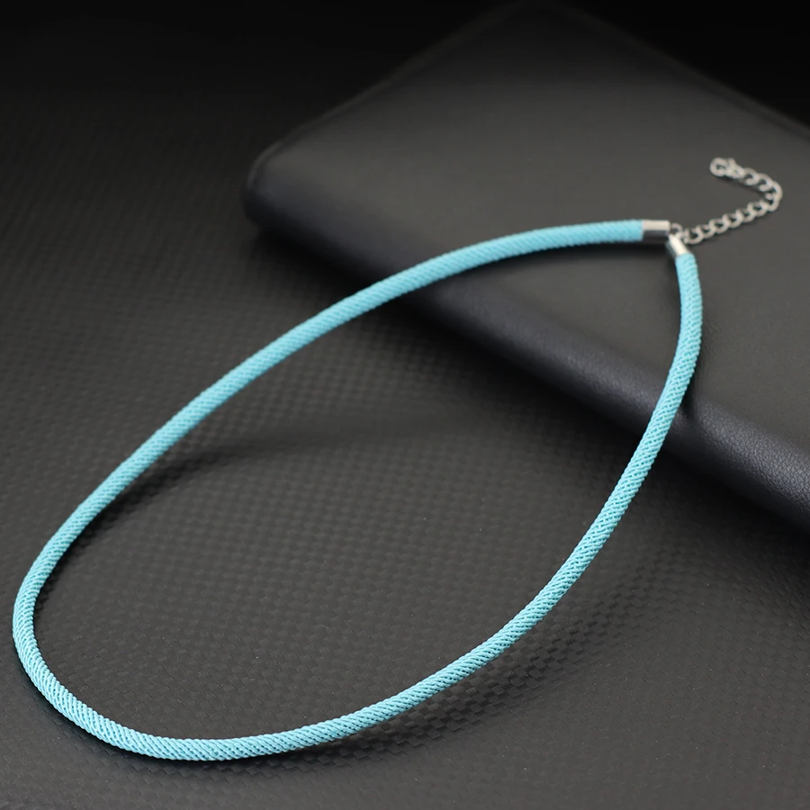 Men Milan Rope Necklace 4mm Thread Outdoor Sports Accessory