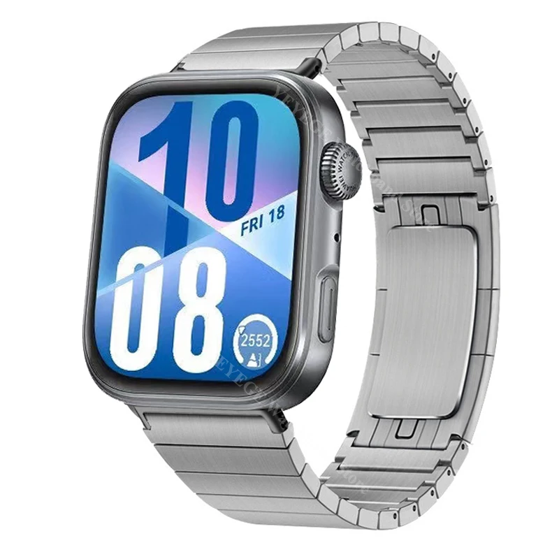 سوار معدني فاخر لساعة Huawei Watch Fit 4/Fit 4 Pro...