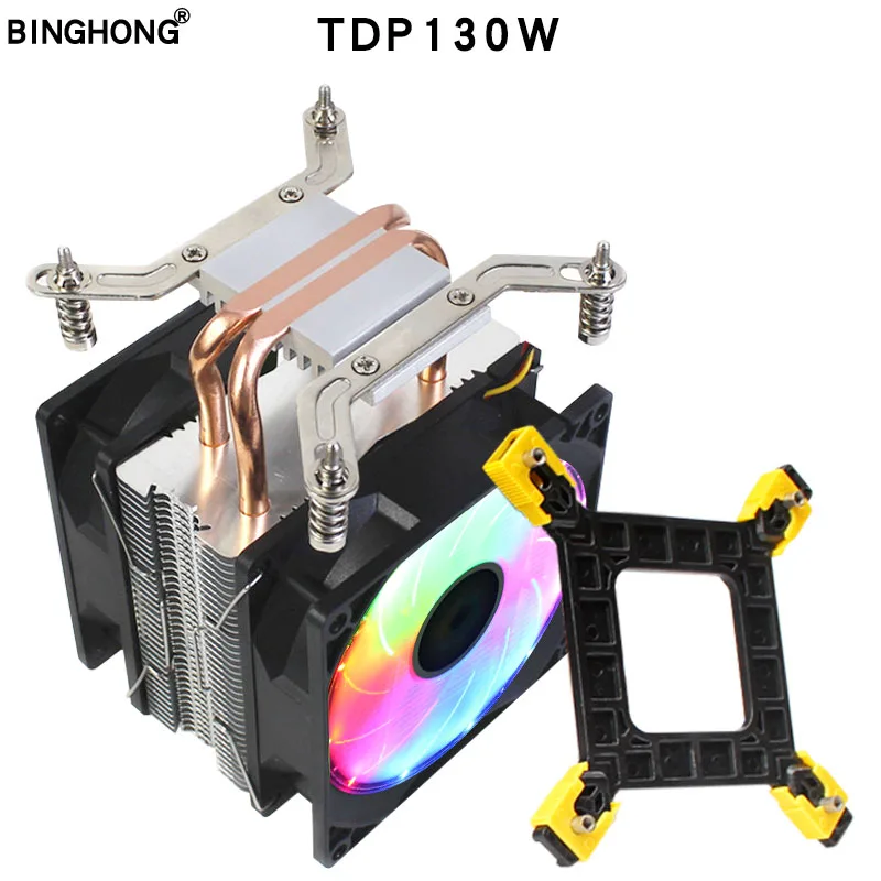 Refrigerador do Cpu do Rgb com Dissipador de Calor 4pin 90 mm para Intel X79 X99 Lga 2011 Lga 1155 1200 1700 1356 1366 Amd3 Am4