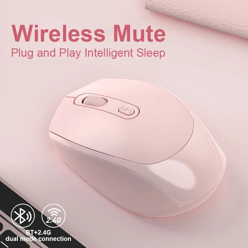 Rechargeable Wireless Bluetooth Wireless Mouse for Huawei Honor MagicBook 13 "14" D / B 15.6 "Laptop Notebook PC Computer