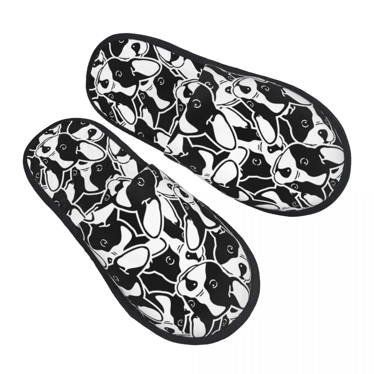 

Dog Head Of French Bulldog Slipper For Women Men Fluffy Winter Warm Slippers Indoor Slippers