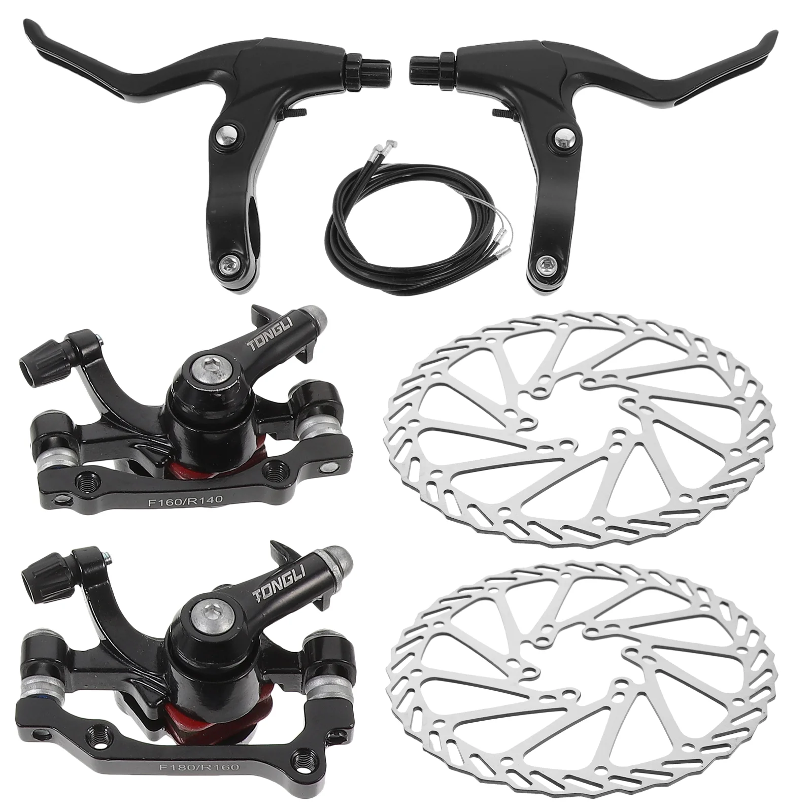 

Brakes Disc Mountain Bike Pads Fold Conversion Kit Road Rotors Parts Alloy Floating