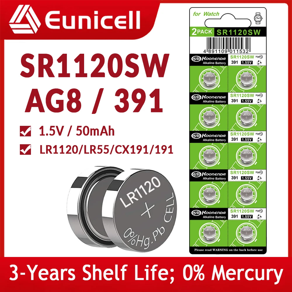 ボタン電池 コイン電池 AG5 LR754 ×10個(63)
