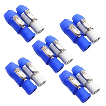 AC 파워콘 커넥터 수 플러그, NAC3FCA, NAC3FCB AC 케이블, 20A, 250V 전원 플러그 어댑터, 무대 조명, LED 스크린용, 1 개, 5 개, 10 개