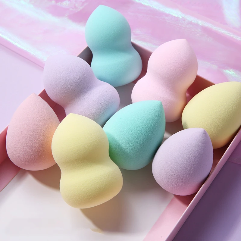  Foundation Powder Sponge Sponge Cushion Colorful Soft Cosmetic Tool Makeup Puff Wet Dual Use 