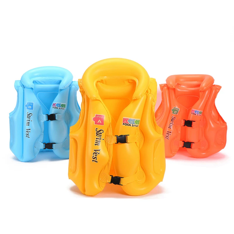 310AgechildsinflatablelifevestBabyswimmingjacketBuoyancyPVC