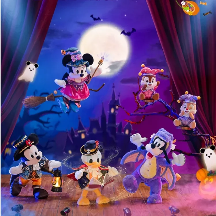 

Disney 2023 Saint Mickey And Friends Series Halloween Mickey Minnie Donald Duck Chichititi Soft Plush Doll Kids Halloween Gifts
