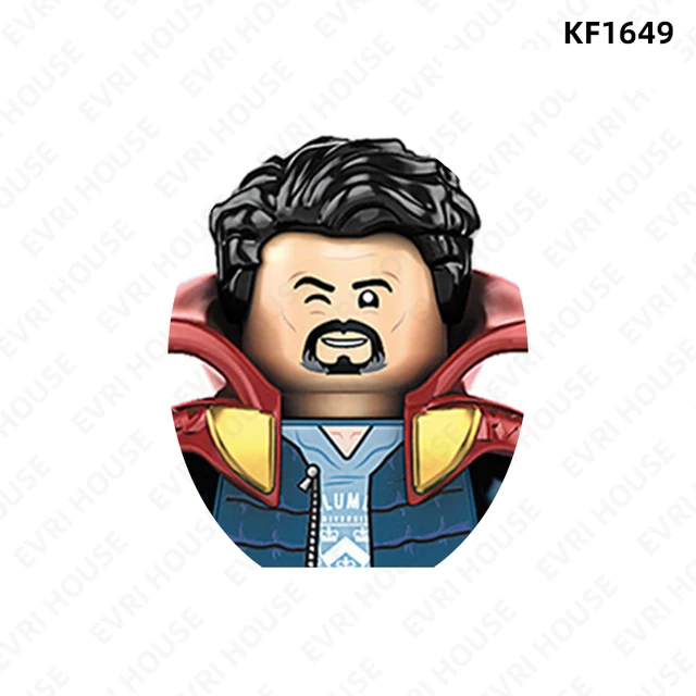 Superhero Strange Multiverse Action Figures Scarlet Witch Mordo Wong Mini Bricks Disney Building Blocks Toys for Children KF1649