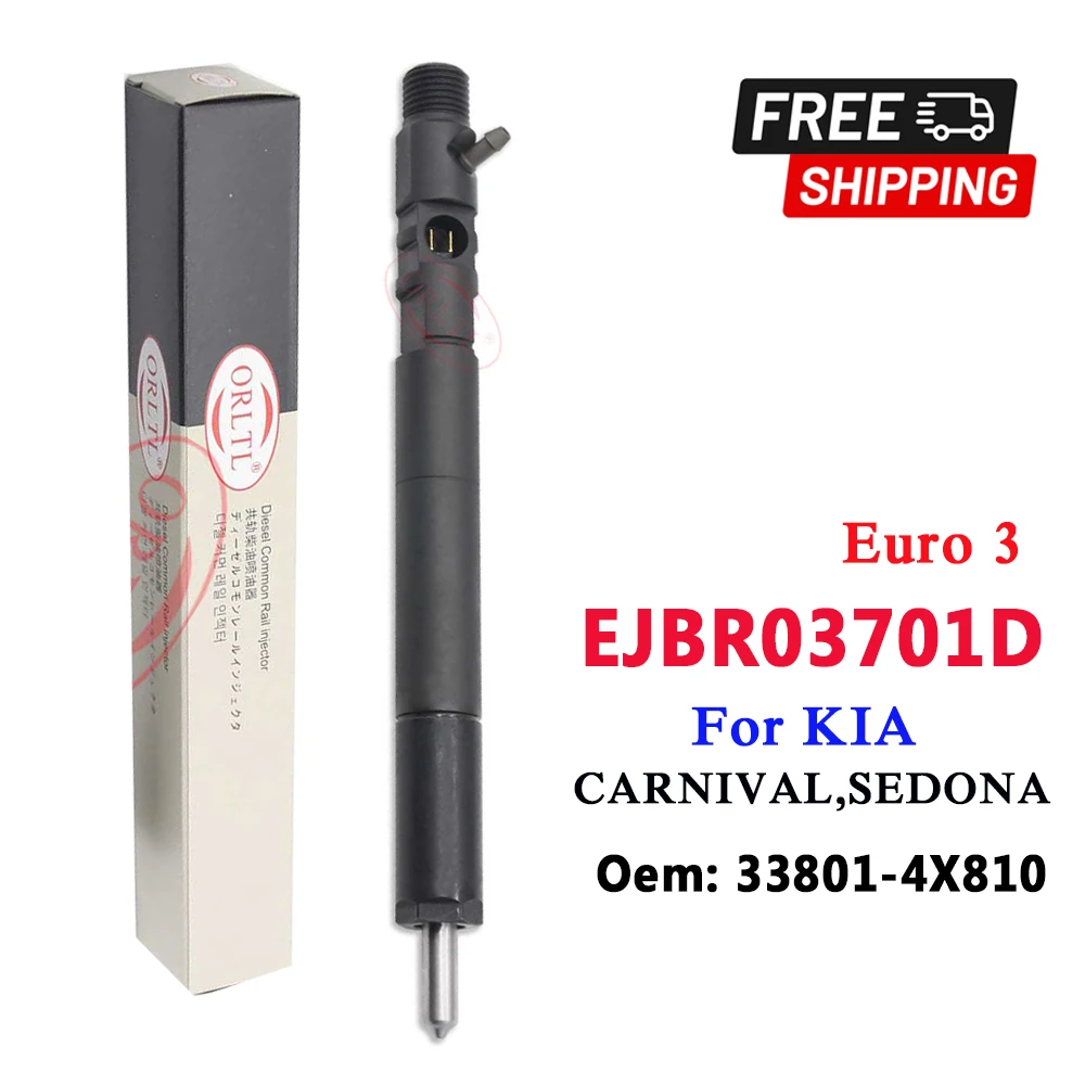 

Дизельный инжектор ORLTL 4X810 33801-4X810, форсунка 3701D Euro 3 для Delphi KIA CARNIVAL,SEDONA, бесплатная доставка
