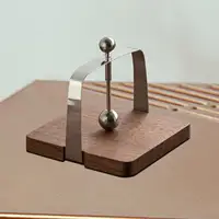 Cafe Napkin Holder, Tissue Holder, Wood Base Organizer Napkin Rack Tissue Dispenser for Home Kitchen Restaurant Dining Table 1