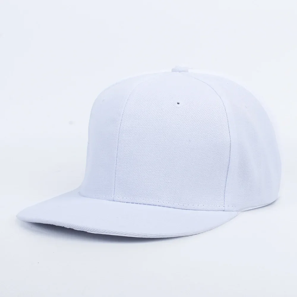 Unisex Cap Acrylic Plain Snapback Hat High Quality Adult Hip Hop Baseball Caps for Men Women Outdoor Leisure Baseball Flat Hat 6