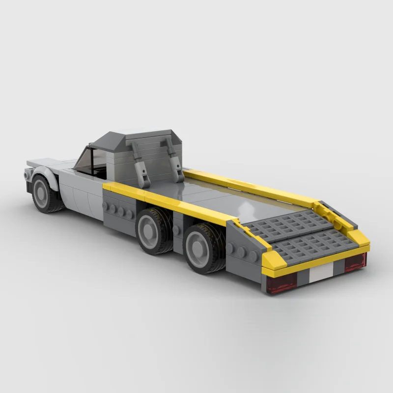 238Pcs Car Hauler Moc Speed Champions Racer Cars City Sports Pickup Truck Veicolo Building Blocks Giocattoli Creativi Del Garage