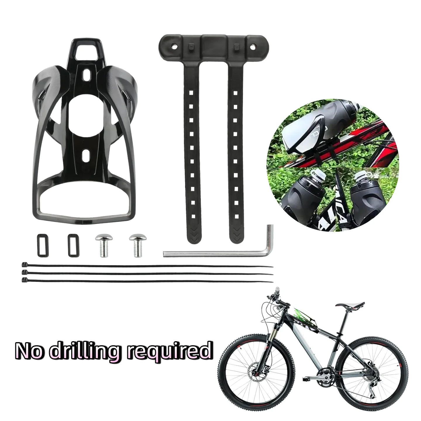 Bicycle Bottle Cages MTB Road Bicycle Water Bottle Holder Colorful Lightweight Cycling Bottle Bracket Bicycle Accessory
