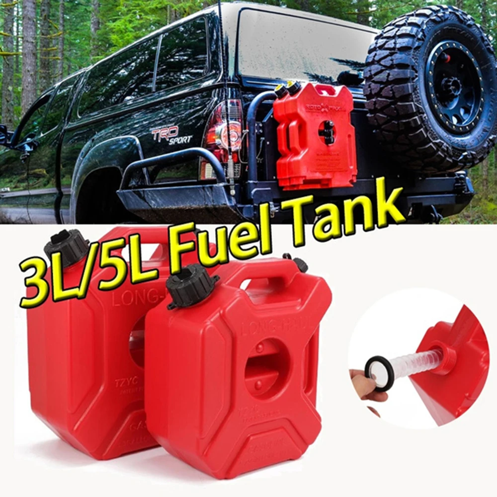 3L/5L Fuel Tank Bracket Lock Gas Fuel Petrol Oil Tank Mount Jerry Can Holder for Motorcycle ATV UTV Car