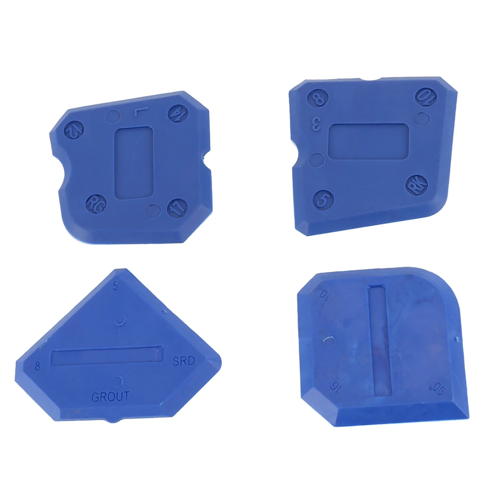 Caulking Tool Kit 9pcs Joint Sealant Finishing Tool Portable Grout Scraper Multipurpose Caulk Remover for Window Tile Sink