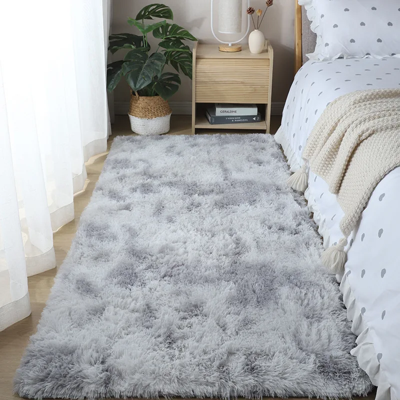 Warm carpet bedroom bedside blanket home living room girl room plush blanket under the bed 1