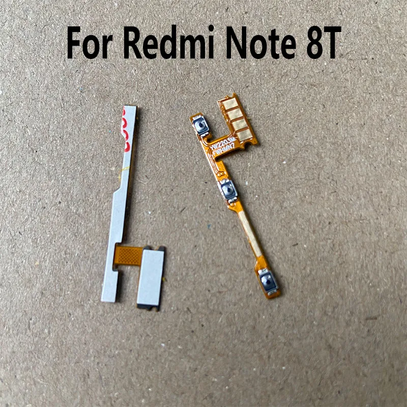 On Off Power Volume Buttons Flex Cable For Xiaomi Redmi Note 8 8T 8 PRO Volume Button Key Flex Cable Replacement