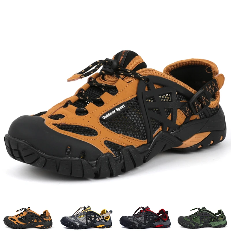 

Hiking Boots Men Waterproof Hiking Shoes Women Outdoor Non-Slip Trekking Sneakers Mountain Climbing Shoes Summer Water Shoes