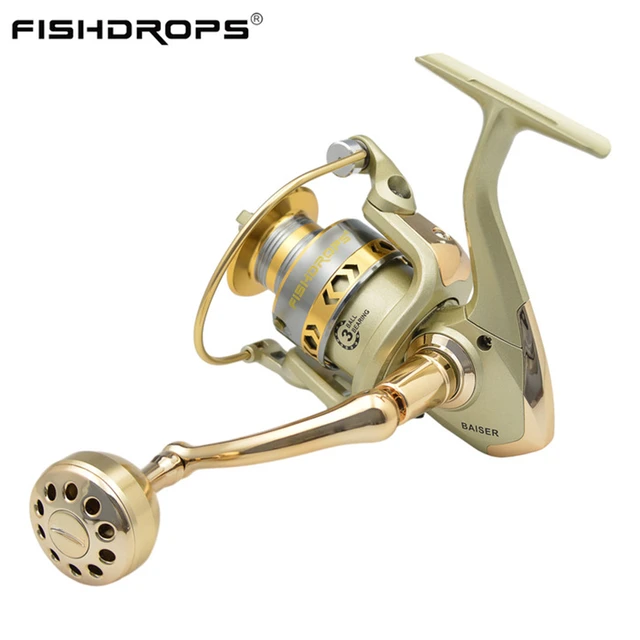 Fishdrops Fishing Reels Spinning Reel Carpe Left/Right Handle Gear