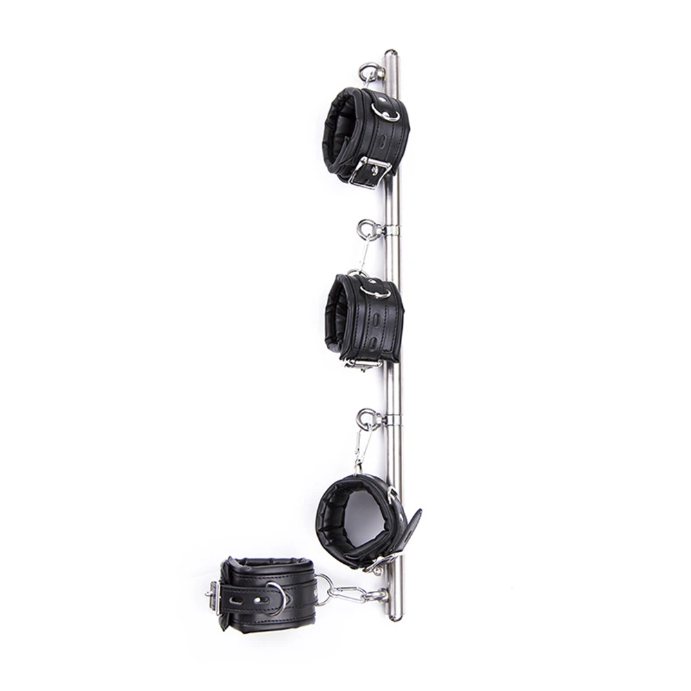 BDSM Bondage Spreader Bar Restraints Removable Handcuff Ankle Cuffs Fetish Kit Sex Toys For Couples SM Games